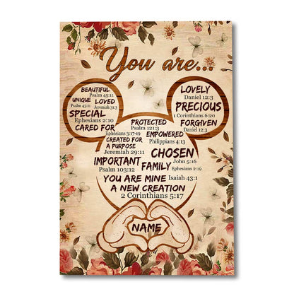 You Are ... - Personalized Mouse Canvas And Poster