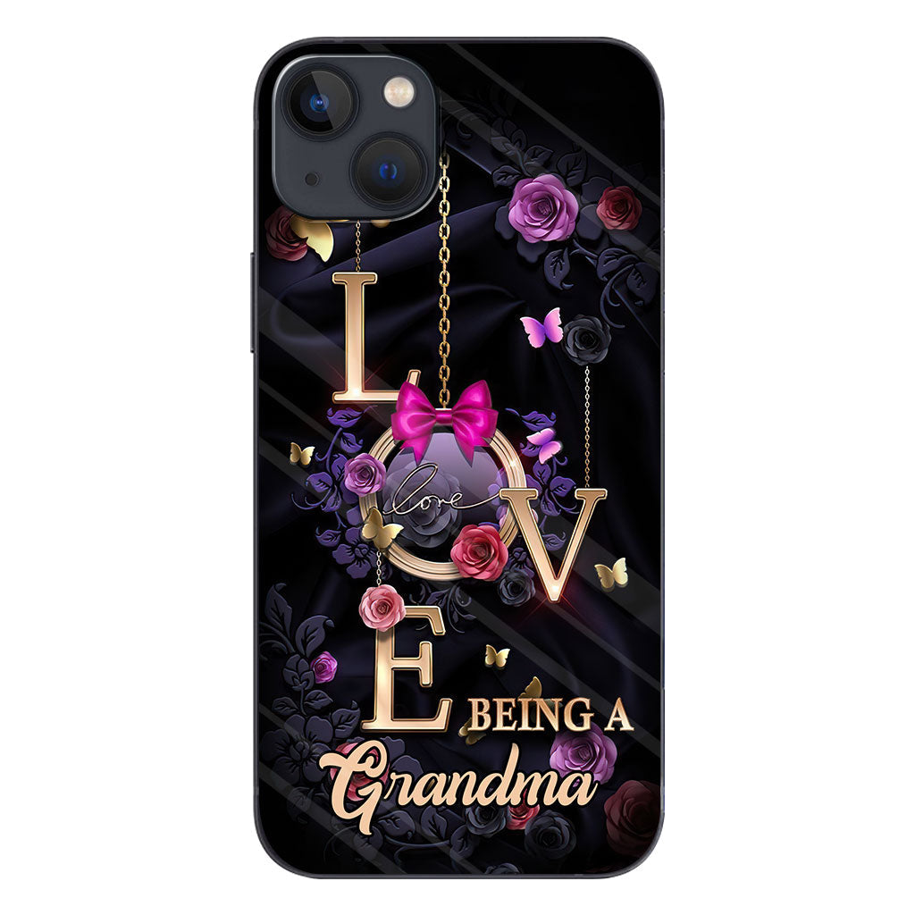 Love Being A Grandma - Personalized Grandma Phone Case