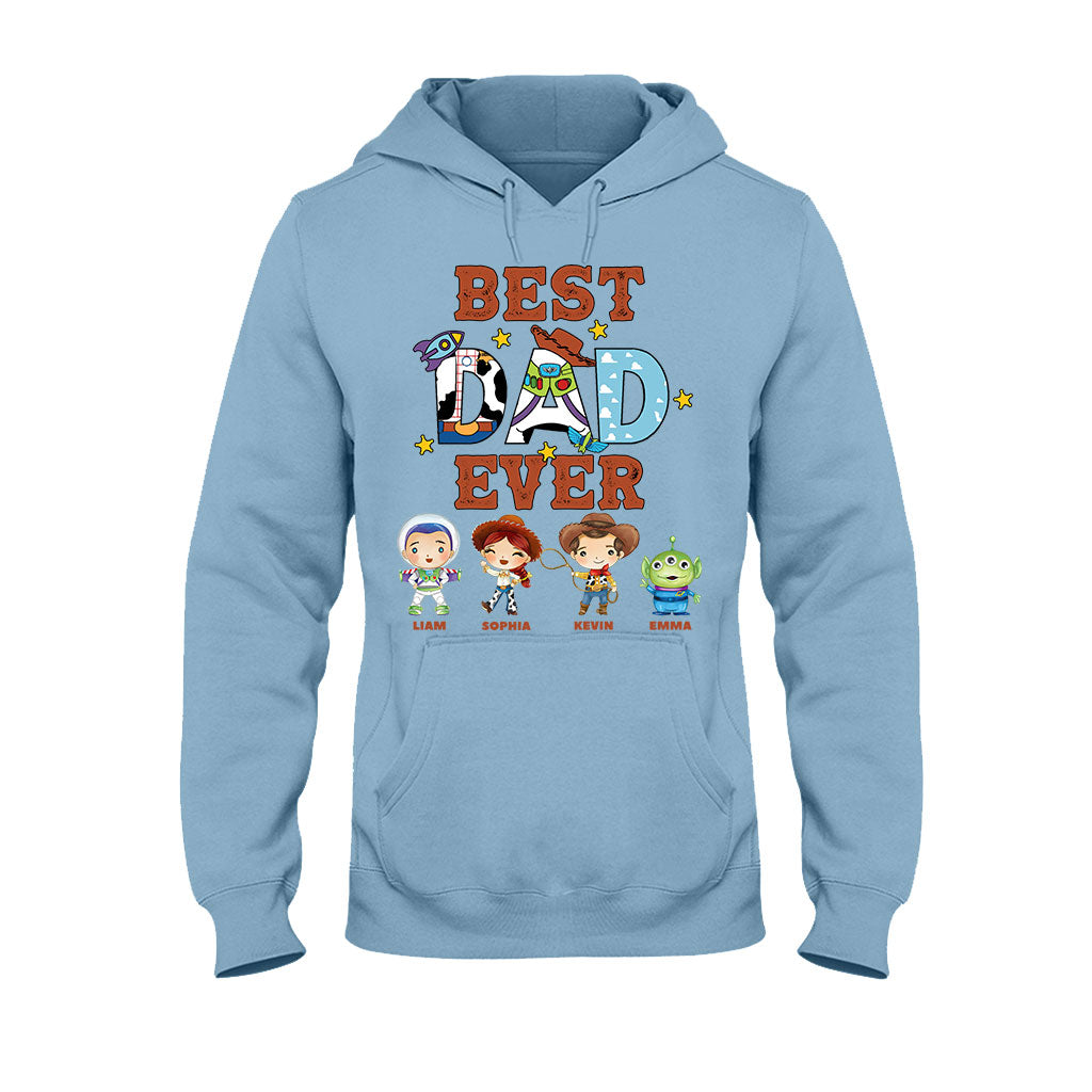 Best Dad Ever - Personalized Mouse T-shirt and Hoodie