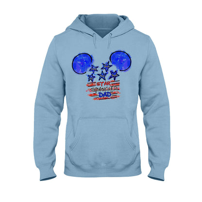 Star Spangled Dad - Personalized Independence Day T-shirt and Hoodie