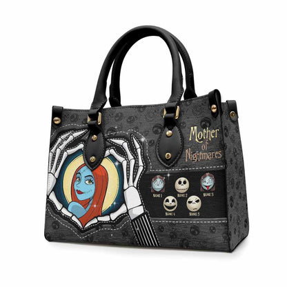 Mother Of Nightmares - Personalized Mother's Day Nightmare Leather Handbag
