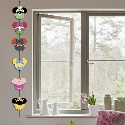 Mouse Ears Princess - Personalized Mouse 6 Pieces Garland