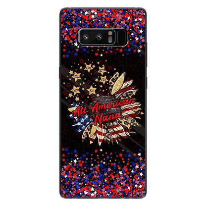 Nana's Flower - Personalized Independence Day Grandma Phone Case