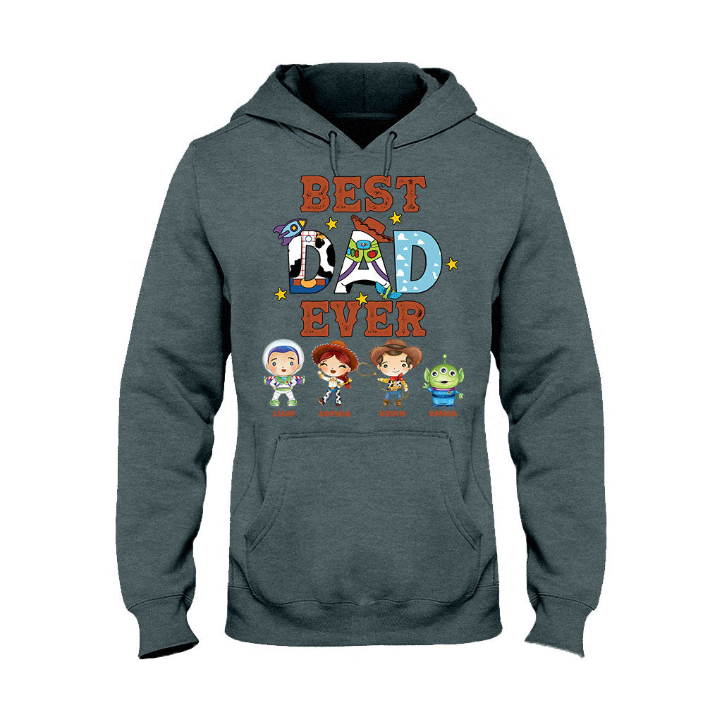 Best Dad Ever - Personalized Mouse T-shirt and Hoodie
