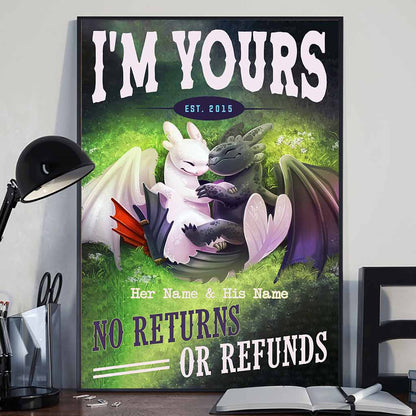 I'm Yours - Personalized Dragon Poster
