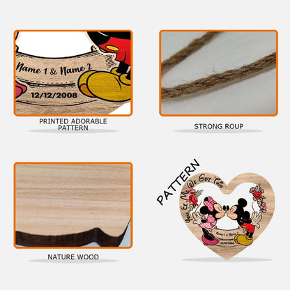 You & Me We Got This - Personalized Mouse Wood Sign