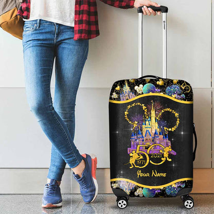 50 Years Of Magic - Personalized Mouse Luggage Cover