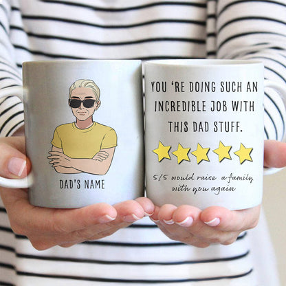 Incredible Dad - Personalized Father's day Mug