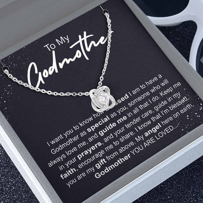 Godmother Godmother And Godaughter Fairy Godmother - Grandma Love Knot Necklace 0921