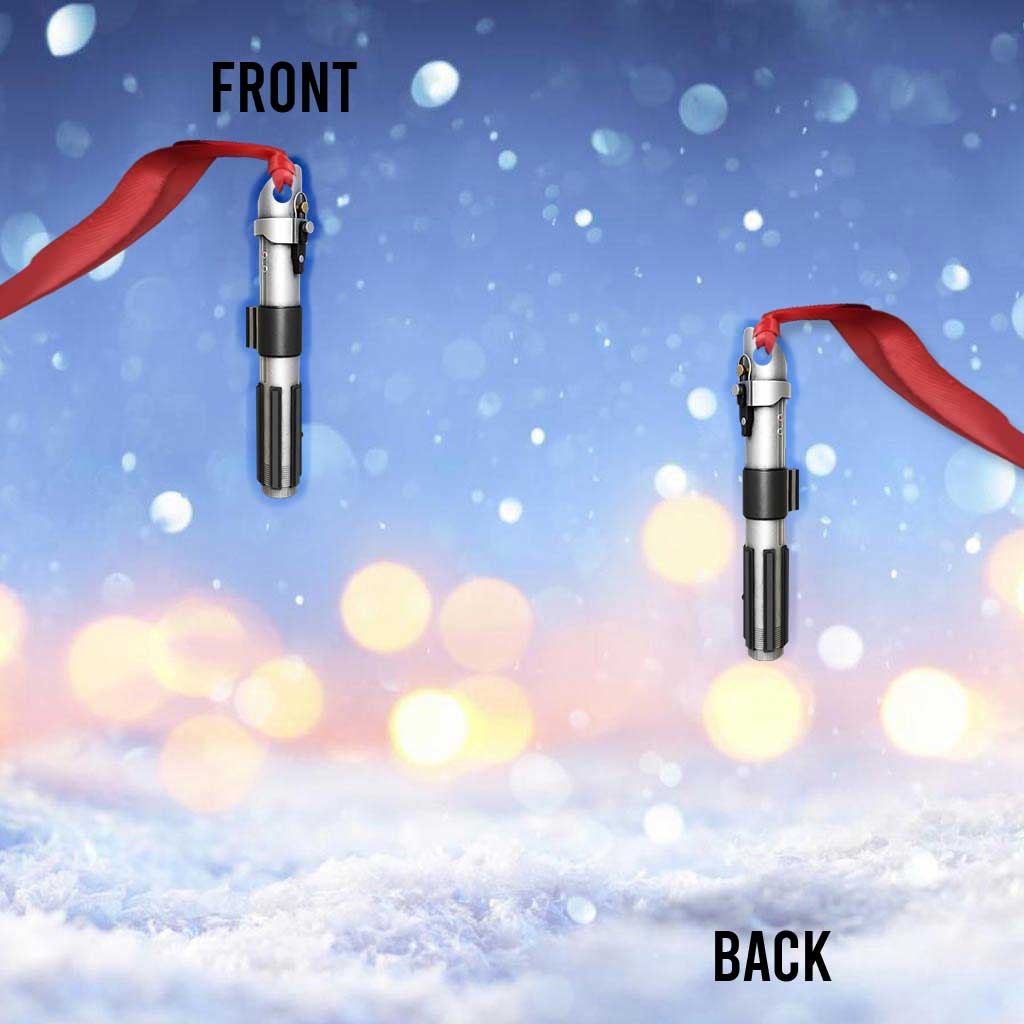 Jolly Hilt - Christmas The Force Ornament (Printed On Both Sides)
