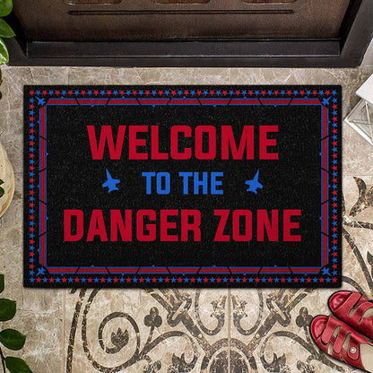 Welcome To The Danger Zone - Independence Day Top Gun Doormat