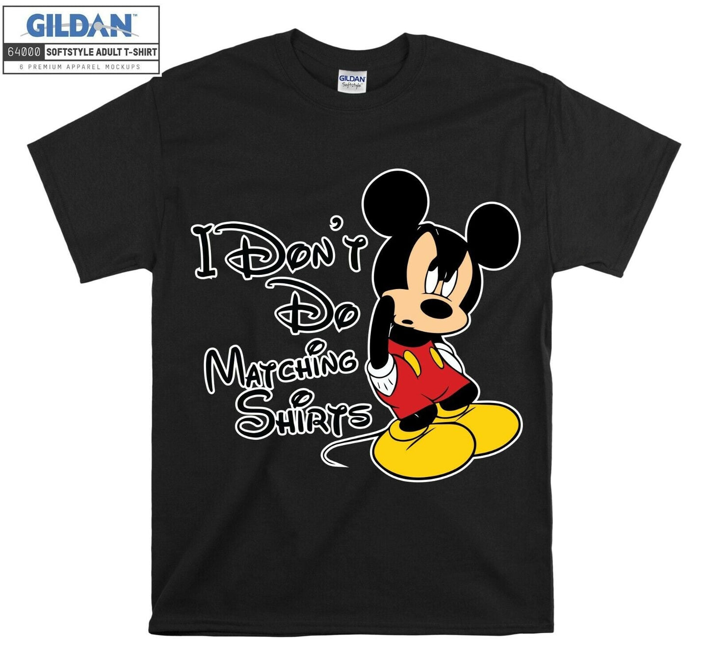 I Don't Do Matching Shirt - Mouse T-shirt and Hoodie 0523