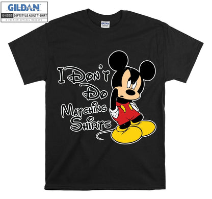 I Don't Do Matching Shirt - Mouse T-shirt and Hoodie 0523