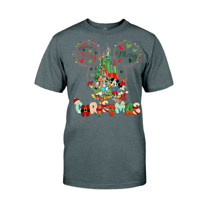 Merry Christmas - Christmas Mouse T-shirt and Hoodie