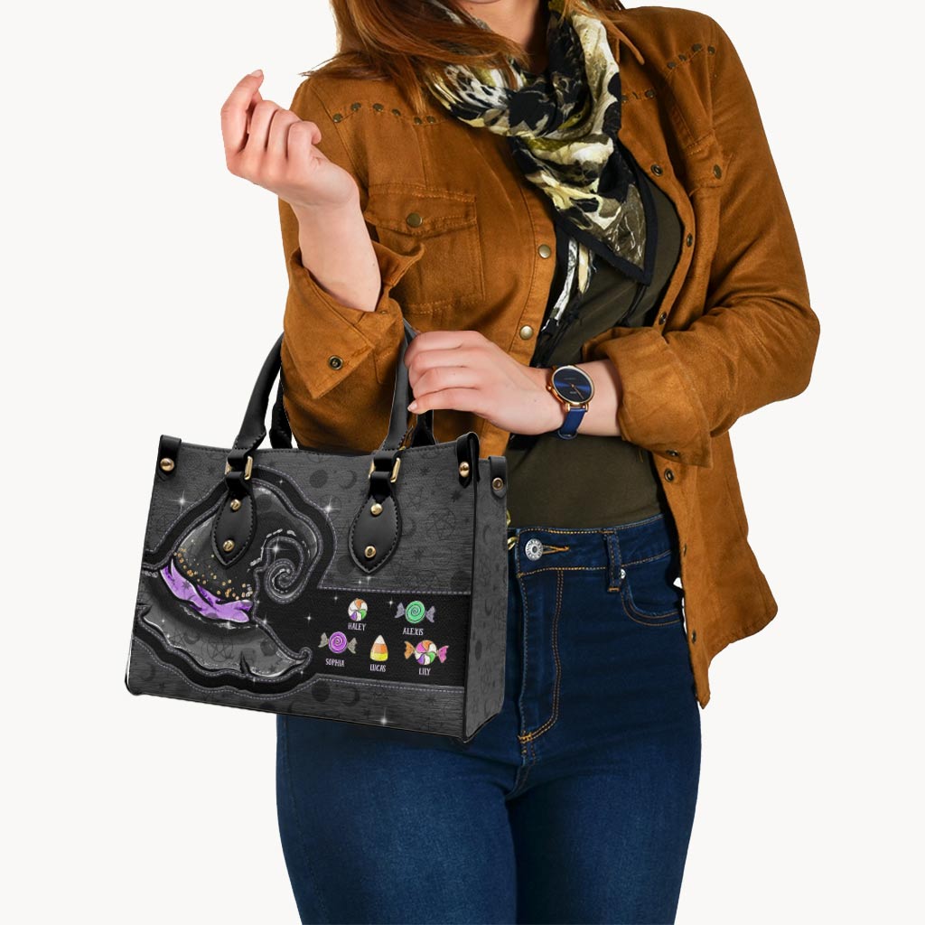 One Spooky Nana - Personalized Grandma Leather Handbag
