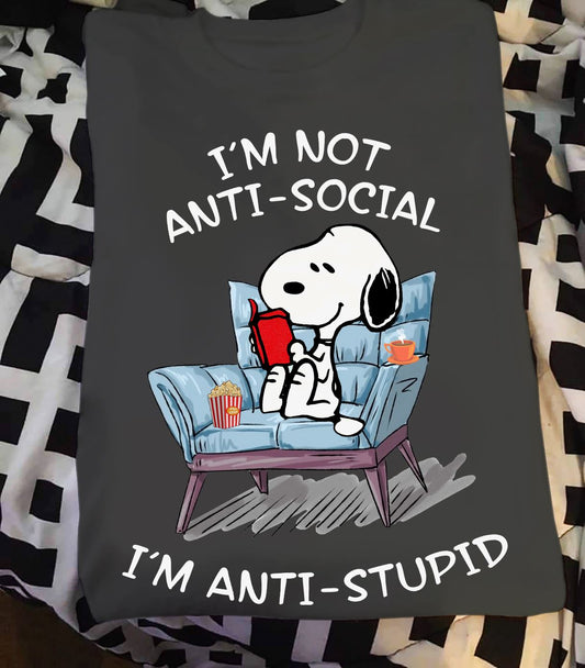 I'm Not Anti Social T-shirt and Hoodie 0523