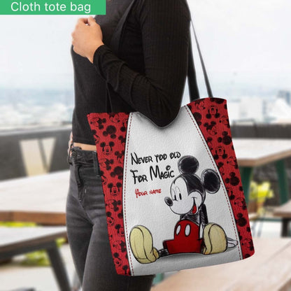 You & Me We Got This - Personalized Mouse Tote Bag With 3D Pattern Print