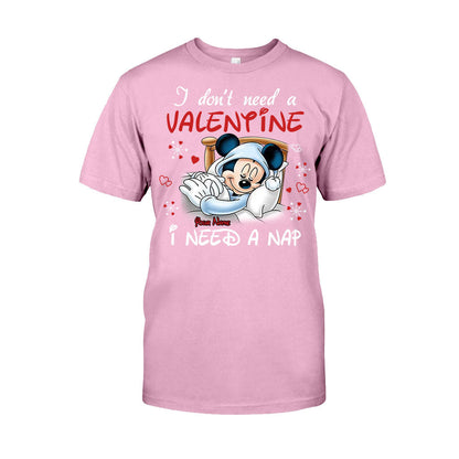 I Don't Need A Valentine - Personalized Valentine Mouse T-shirt and Hoodie