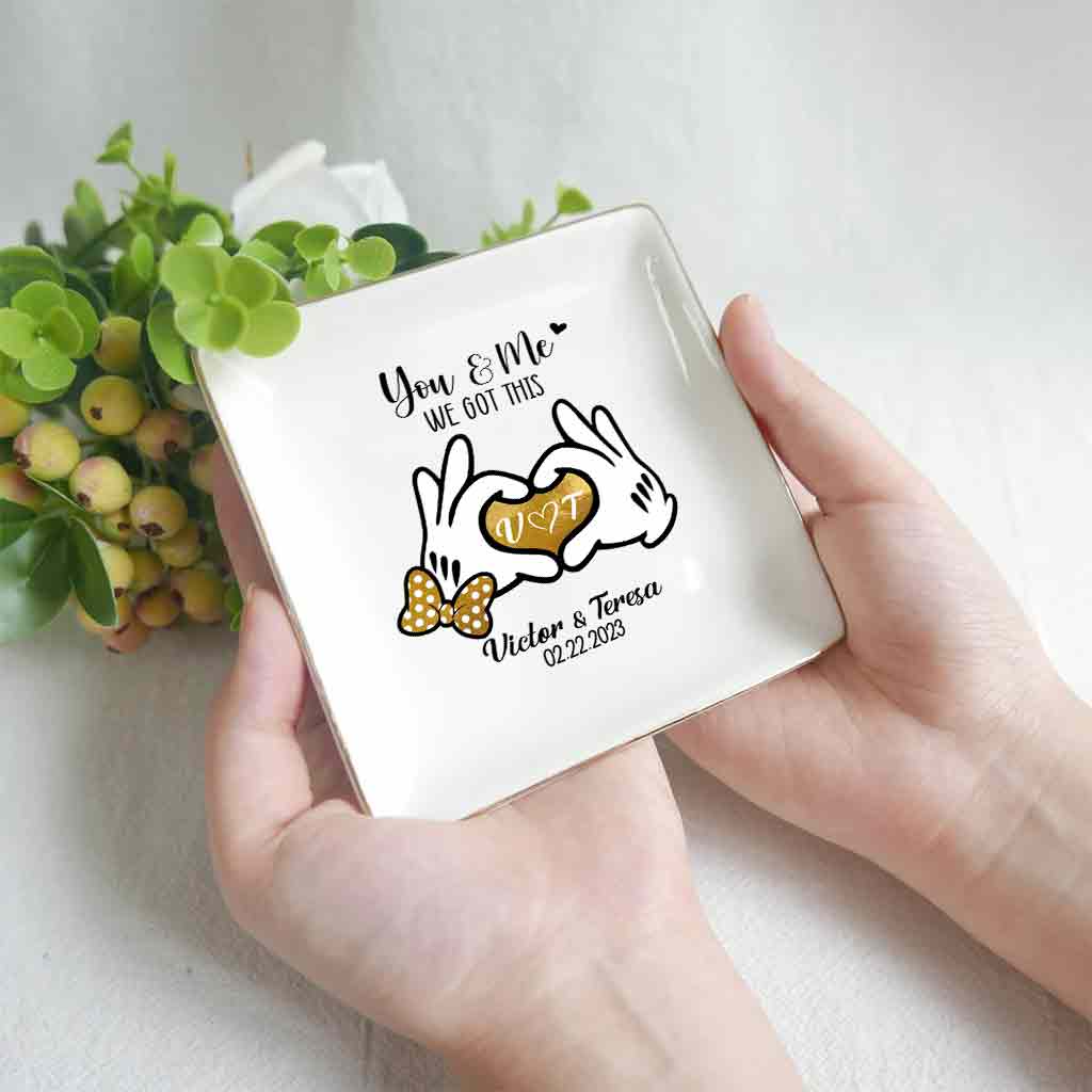 I'm Yours - Personalized Couple Mouse Jewelry Dish