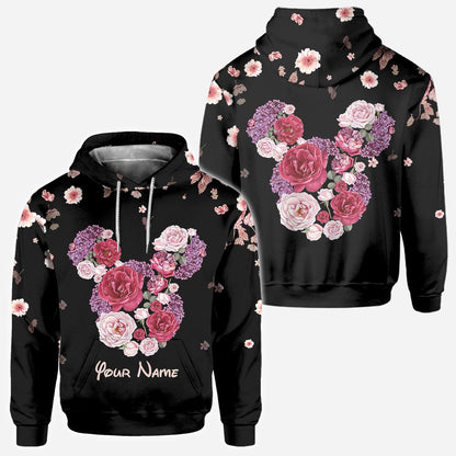 Magical Springtime Blossom - Personalized Mouse All Over T-shirt and Hoodie