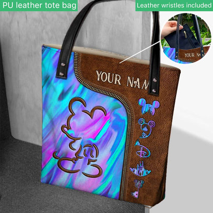 Love Mouse Ears - Personalized Tote Bag