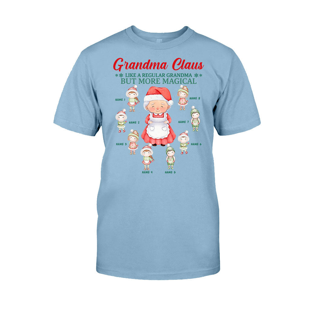 Grandma Claus - Personalized Christmas Grandma T-shirt and Hoodie