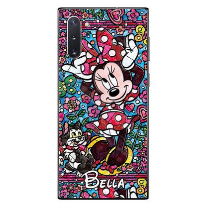 Stained Glass Mouse - Personalized Mouse Phone case