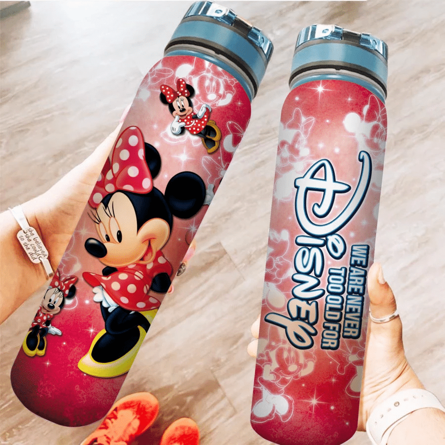 We Are Never Too Old Mouse Water Tracker Bottle 0823