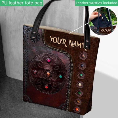 Witch Pentagram - Personalized Witch Tote Bag
