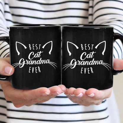Best Cat Grandma Ever Funny Cats Lady Family Gift - Grandma Mug 0921