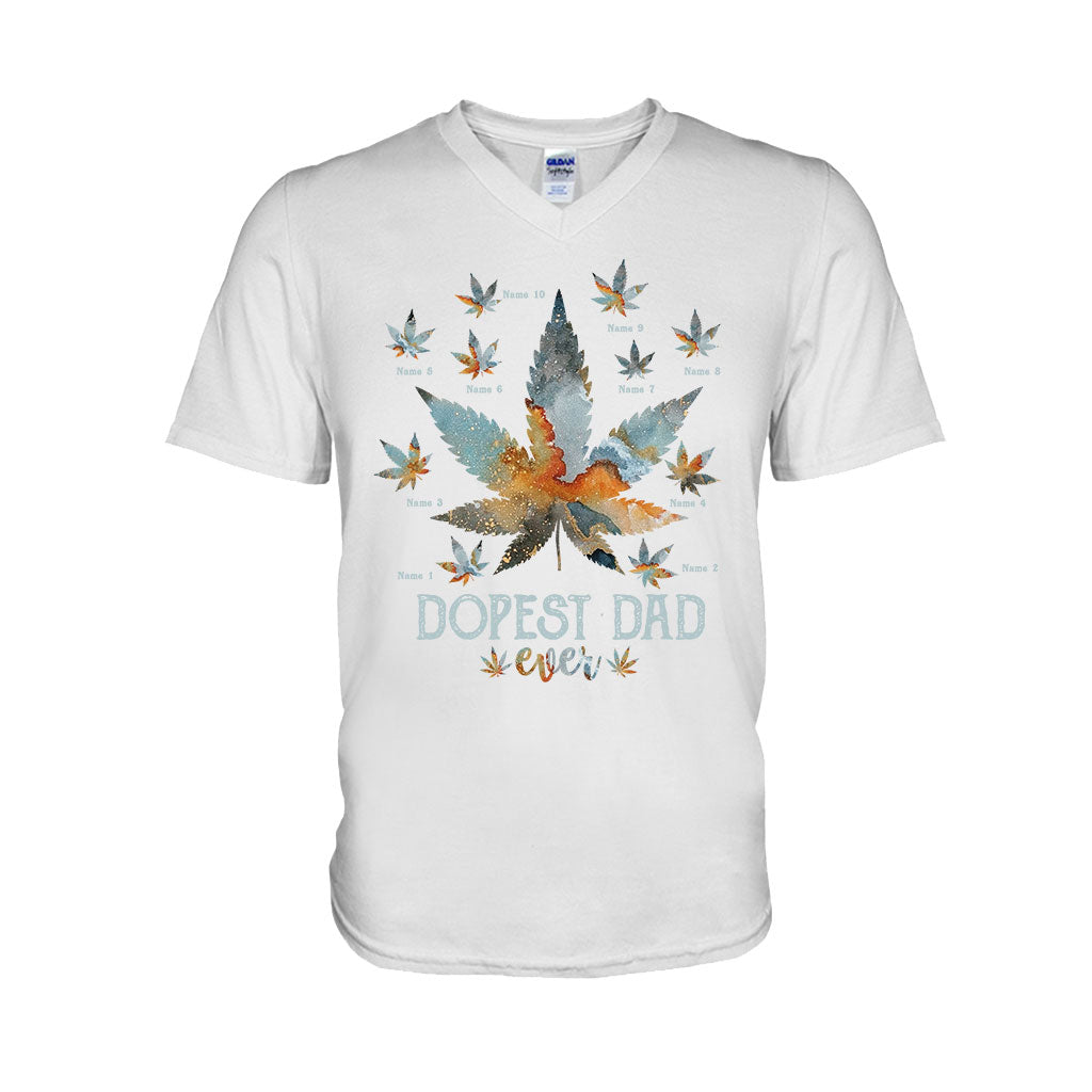 Dopest Dad Ever - Personalized Father's Day T-shirt and Hoodie