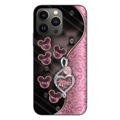 Happiest Grandma On Earth Rose Gold - Personalized Mother's Day Grandma Phone Case