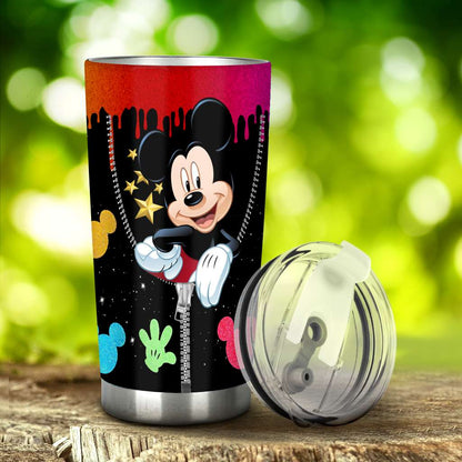 Zipper Pattern Mouse Tumbler 0523