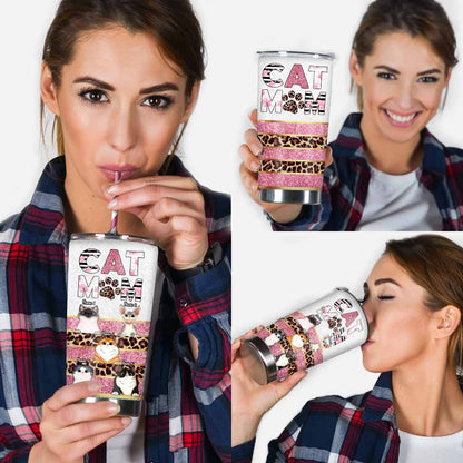 Cat Mom - Personalized Tumbler