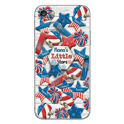Nana's Little Stars - Personalized Independence Day Grandma Phone Case