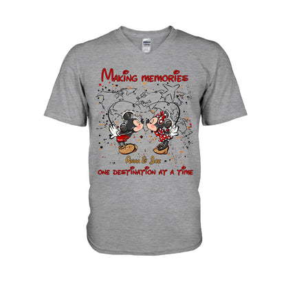 Making Memories One Destination At A Time - Personalized Mouse T-shirt and Hoodie