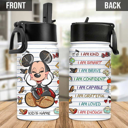 You Are - Personalized Mouse Kids Water Bottle