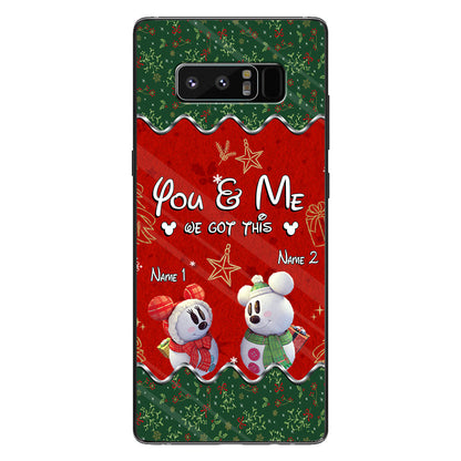 You & Me - Personalized Christmas Mouse Phone Case