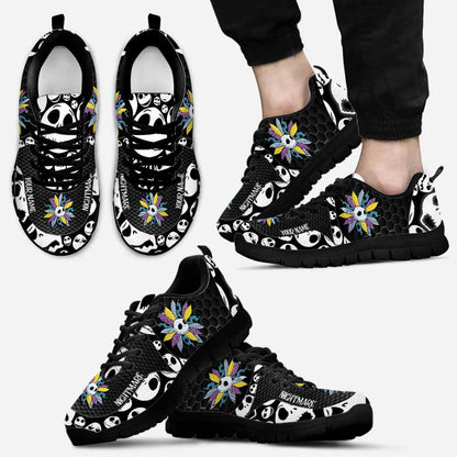 Hello Darkness - Personalized Nightmare Sneakers
