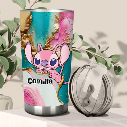 A Touch Of Pink - Personalized Ohana Tumbler