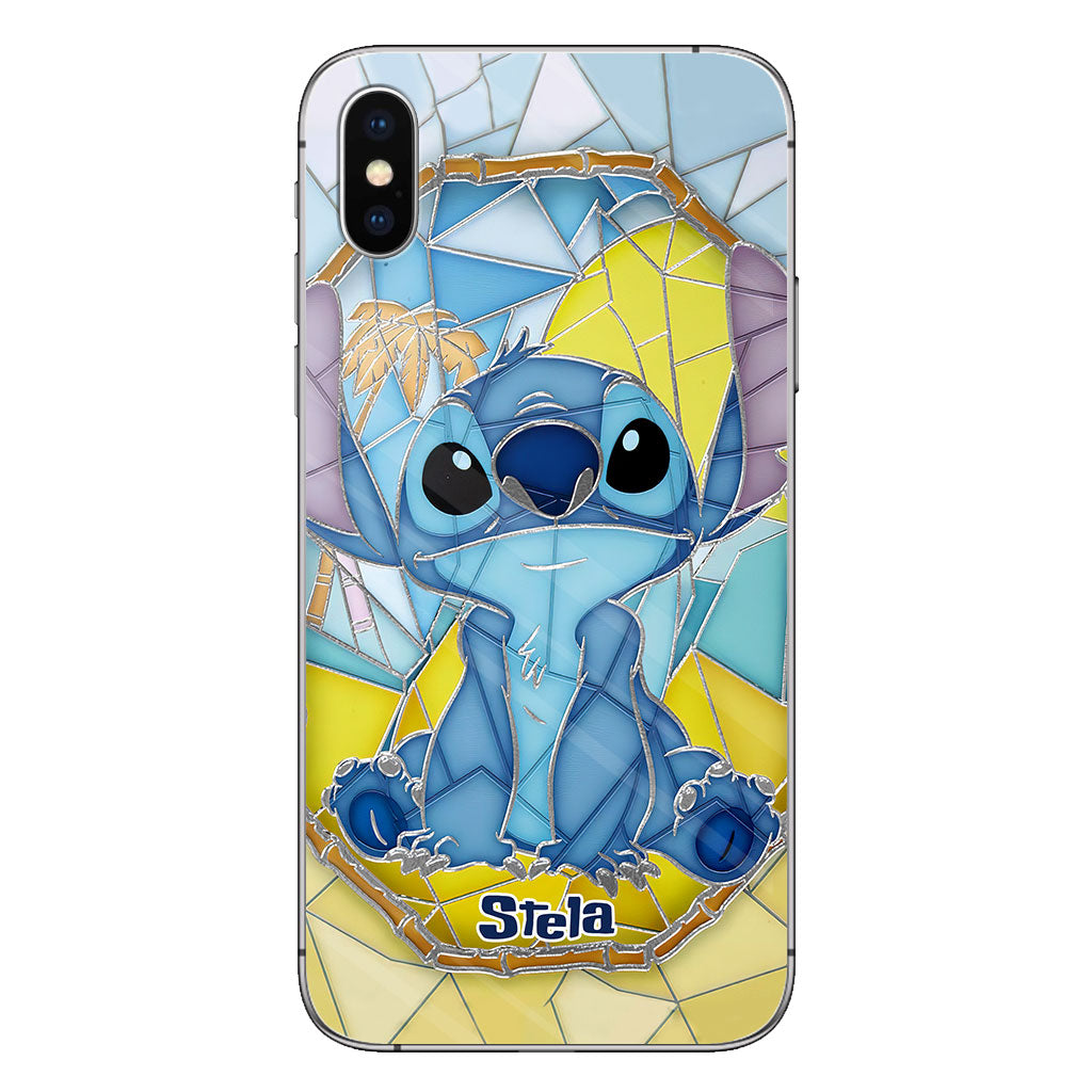Stained Glass Hawaii - Personalized Ohana Phone case