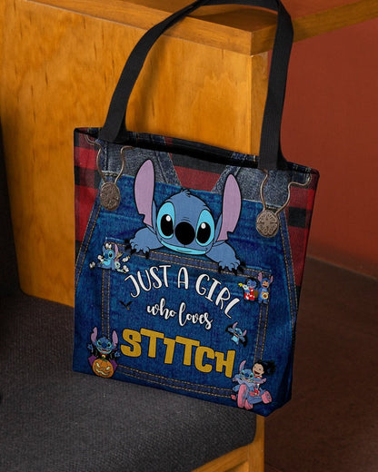 Just A Girl Who Loves Ohana Tote Bag 0523