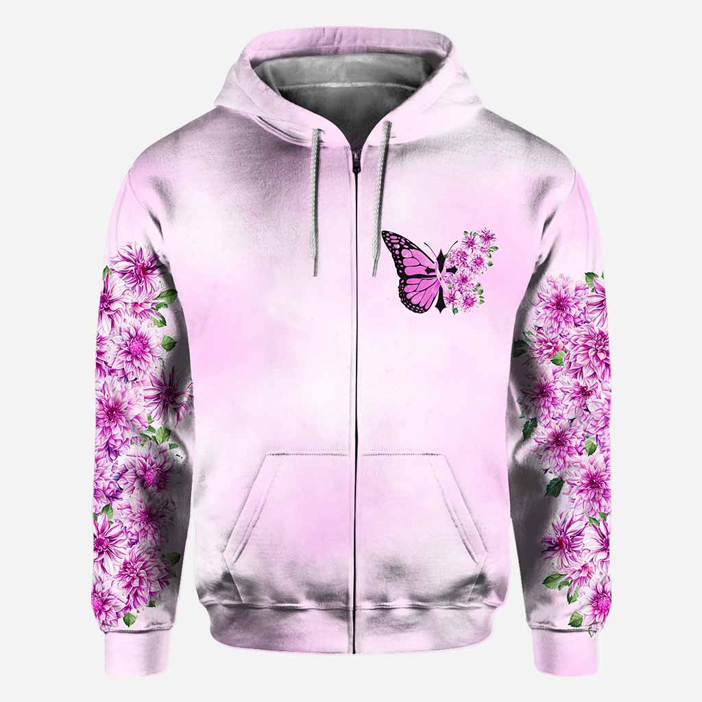 We Wear Pink for My Mom - Personalized Breast Cancer Awareness All Over T-shirt and Hoodie