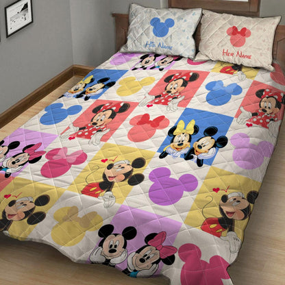 You & Me We Got This - Personalized Mouse Quilt Set