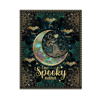 One Spooky Nana - Personalized Halloween Grandma Wall Tapestry