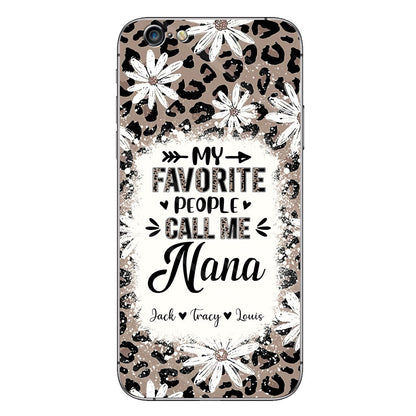 Daisy Leopard Grandma - Personalized Mother's Day Grandma Phone Case