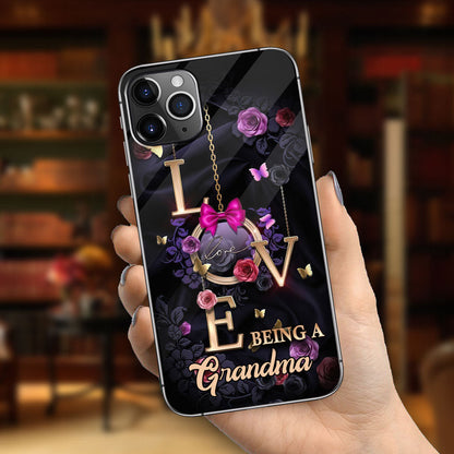 Love Being A Grandma - Personalized Grandma Phone Case