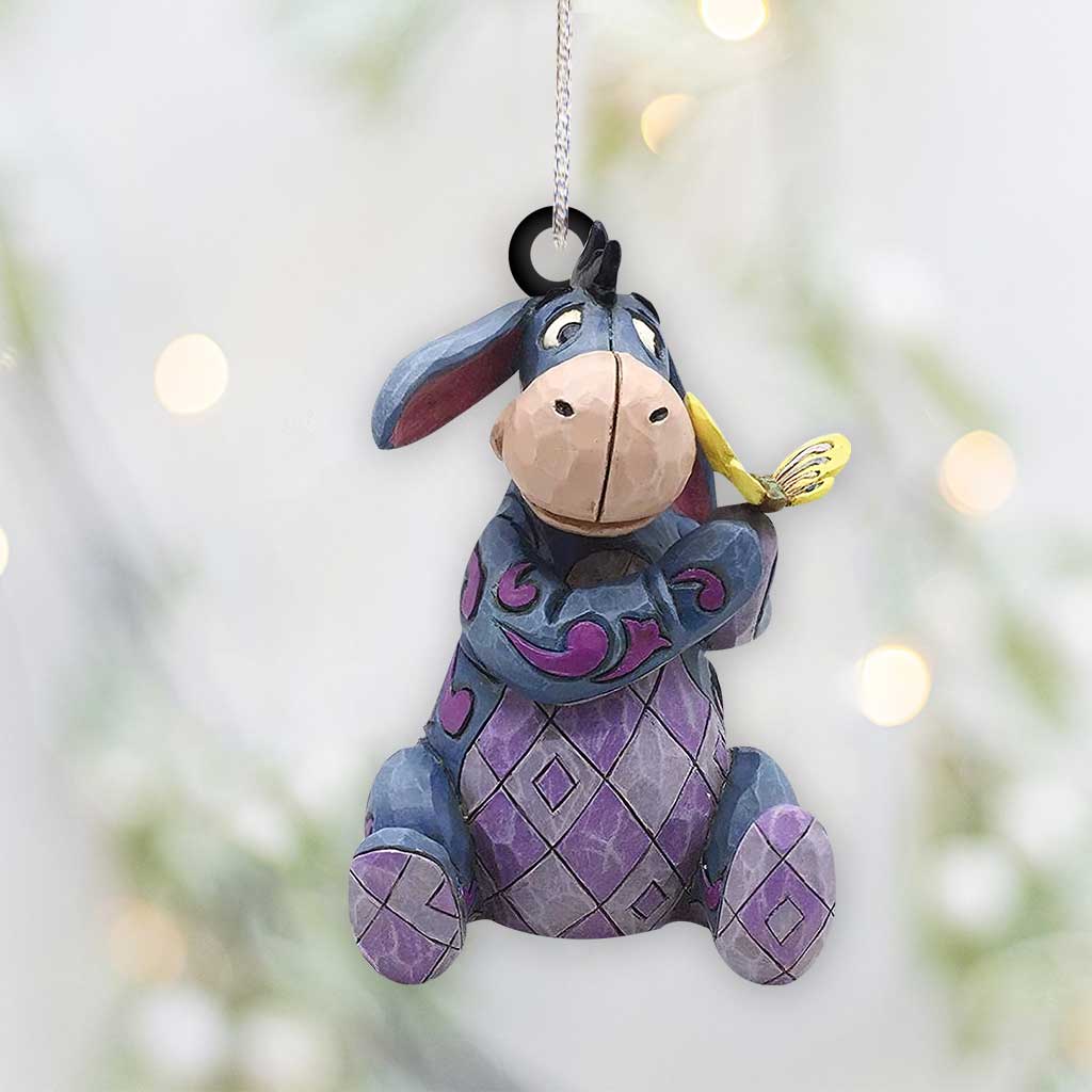 Heart On A String - Christmas Mouse Ornament (Printed On Both Sides)