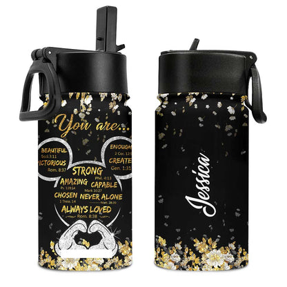 You Are - Personalized Mouse Kids Water Bottle