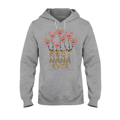 Best Nana Ever - Personalized Mother's Day Mouse T-shirt and Hoodie